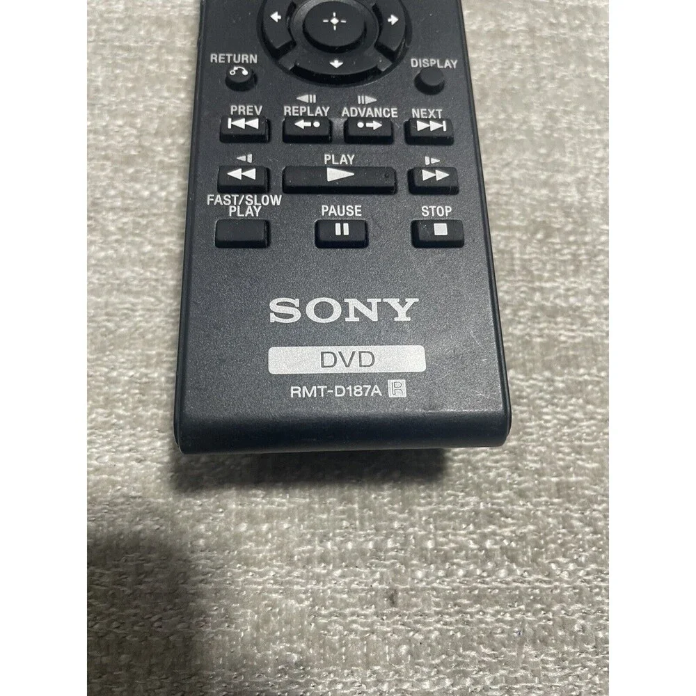 Sony RMT-D187A Remote Control Replaced for DVD CD Player DVP-SR500H DVP-NS710H
